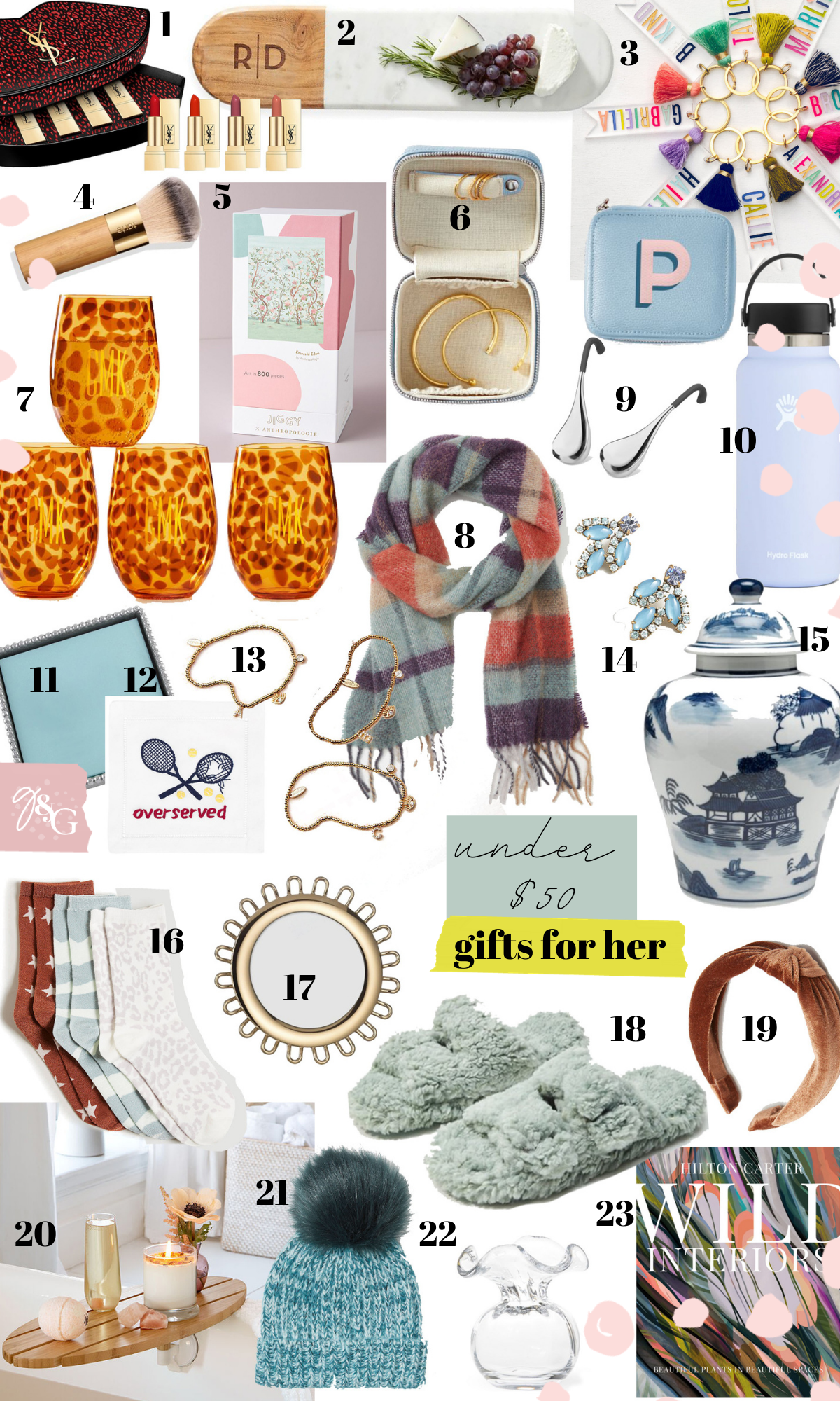 Gifts For Her Under 50 / Glitter & Gingham 