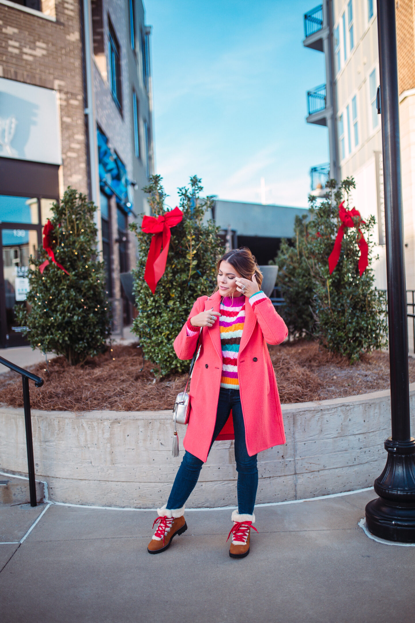 Colorful Holiday Outfit / Glitter & Gingham 