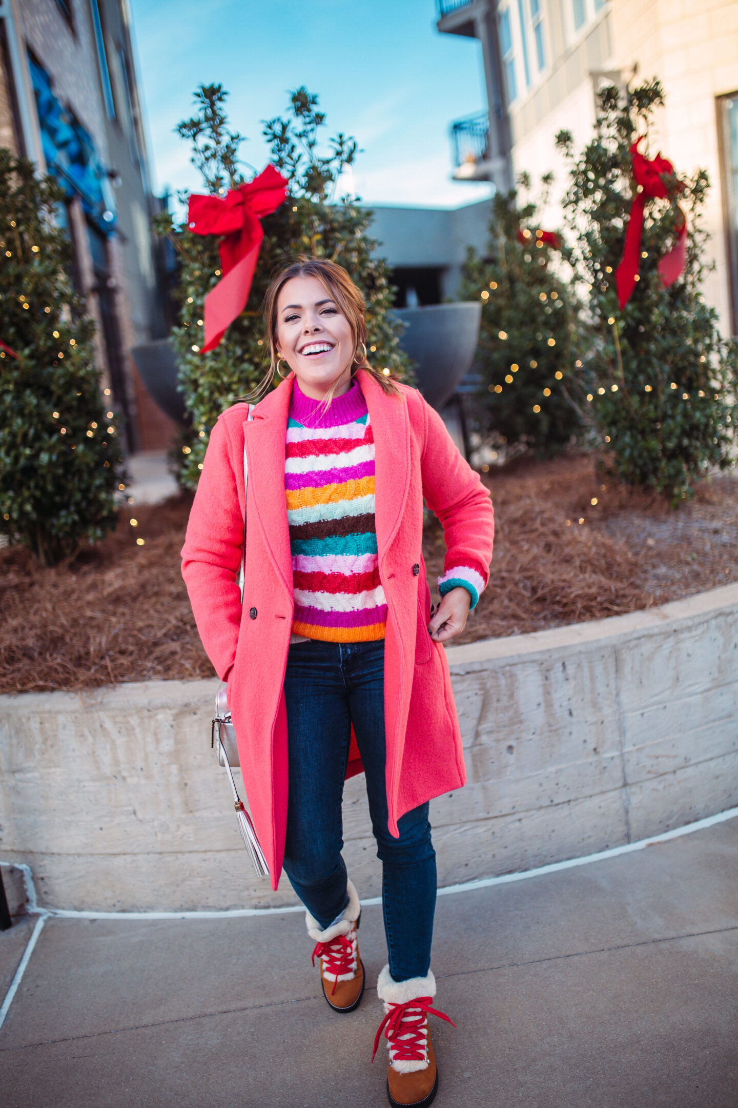 Colorful Holiday Outfit / Glitter & Gingham 