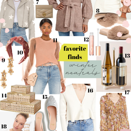 Favorite Finds Winter Neutrals / Glitter & Gingham