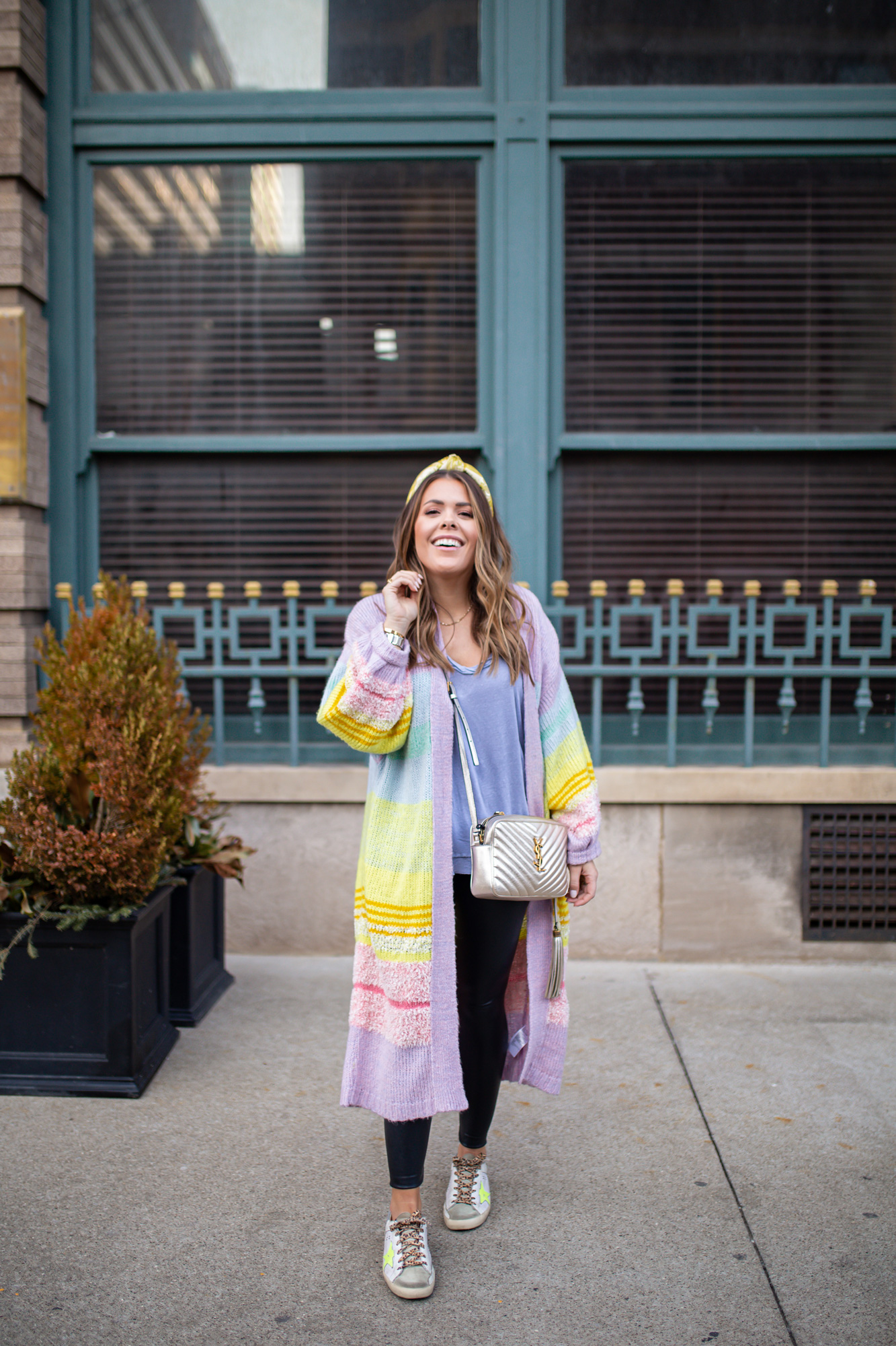 Rainbow Duster / Glitter & Gingham 