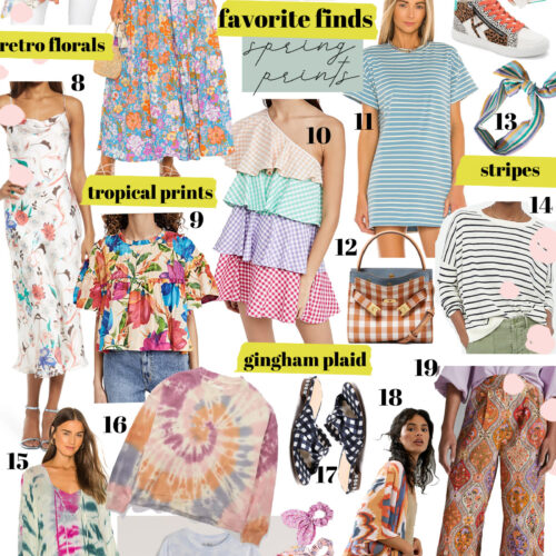 Favorite Finds Spring Prints / Glitter & Gingham