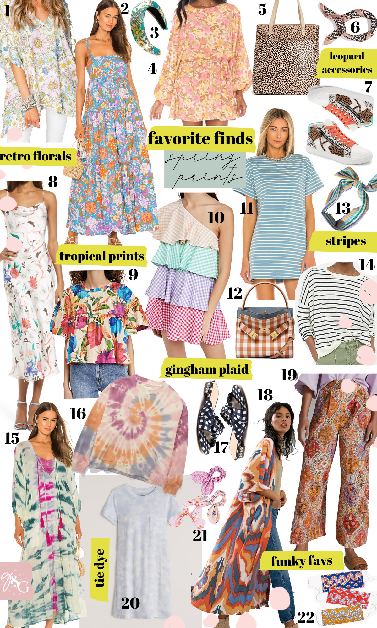 Favorite Finds Spring Prints / Glitter & Gingham 