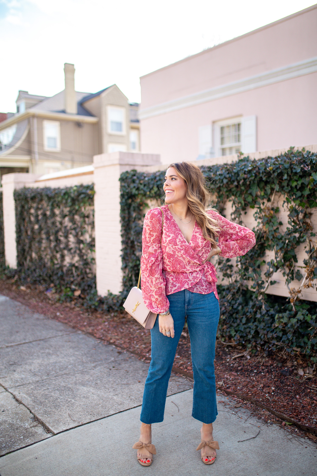 Cropped Jeans for Spring / Glitter & Gingham 