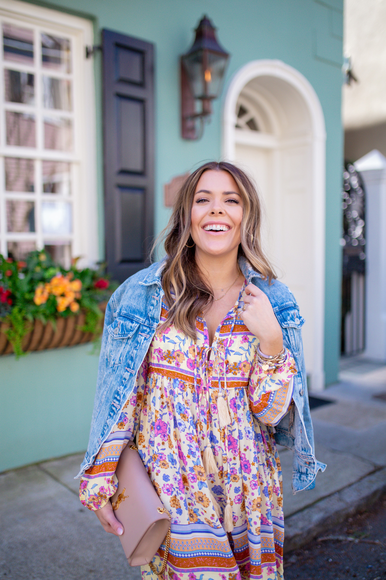 Denim Jacket Style / Glitter & Gingham 