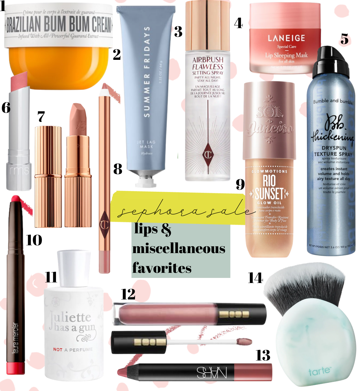 Sephora Sale Recommendations / Glitter & Gingham 