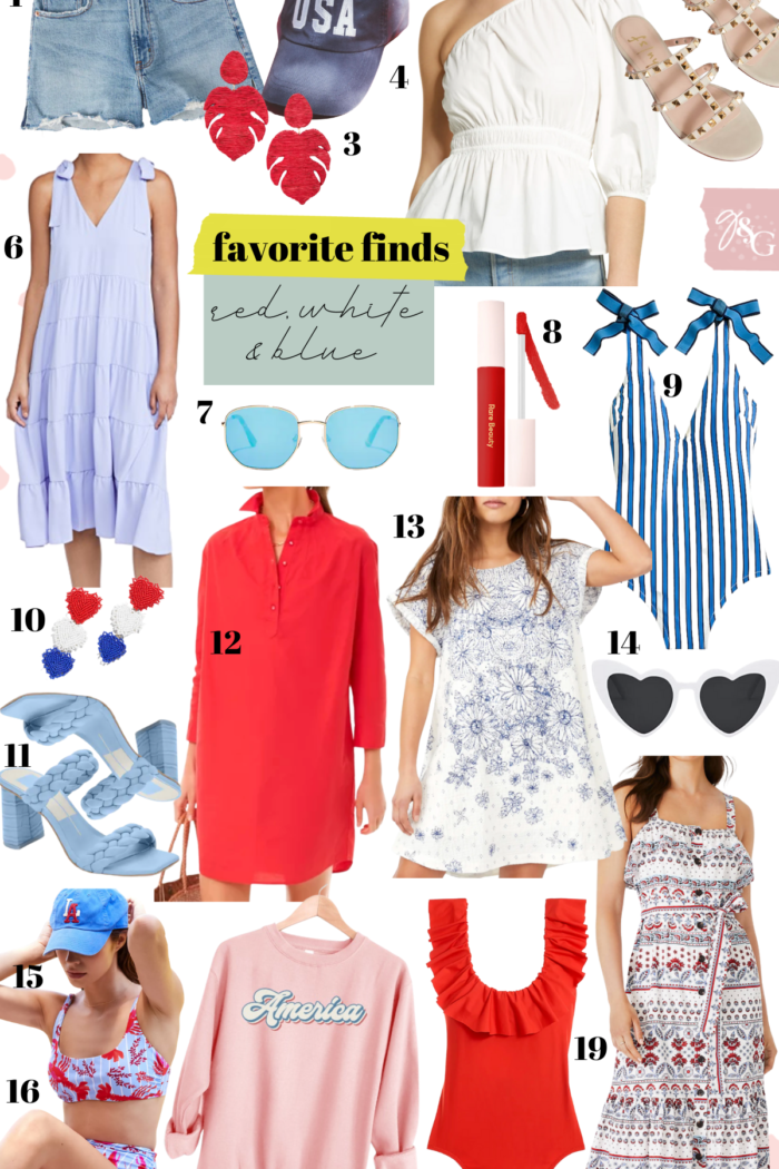 Favorite Finds: 4th of July Outfits