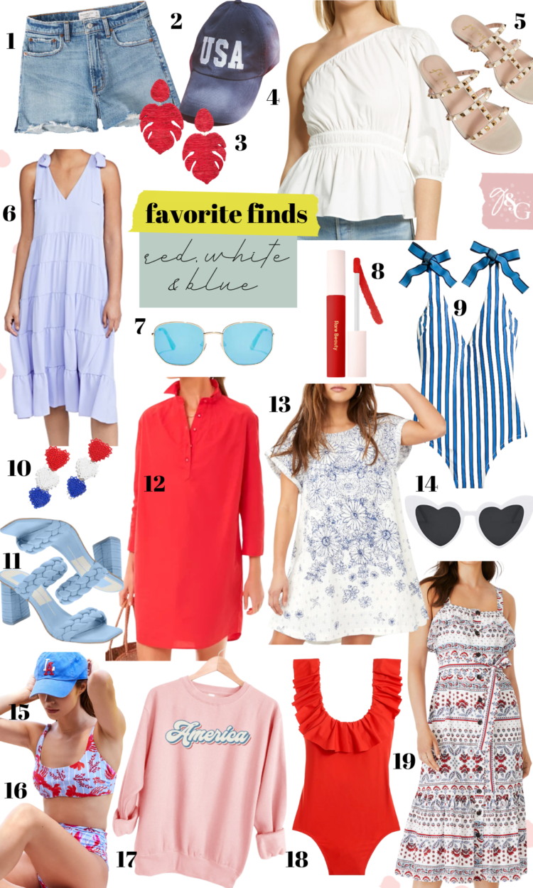 Favorite Finds: Red, White & Blue