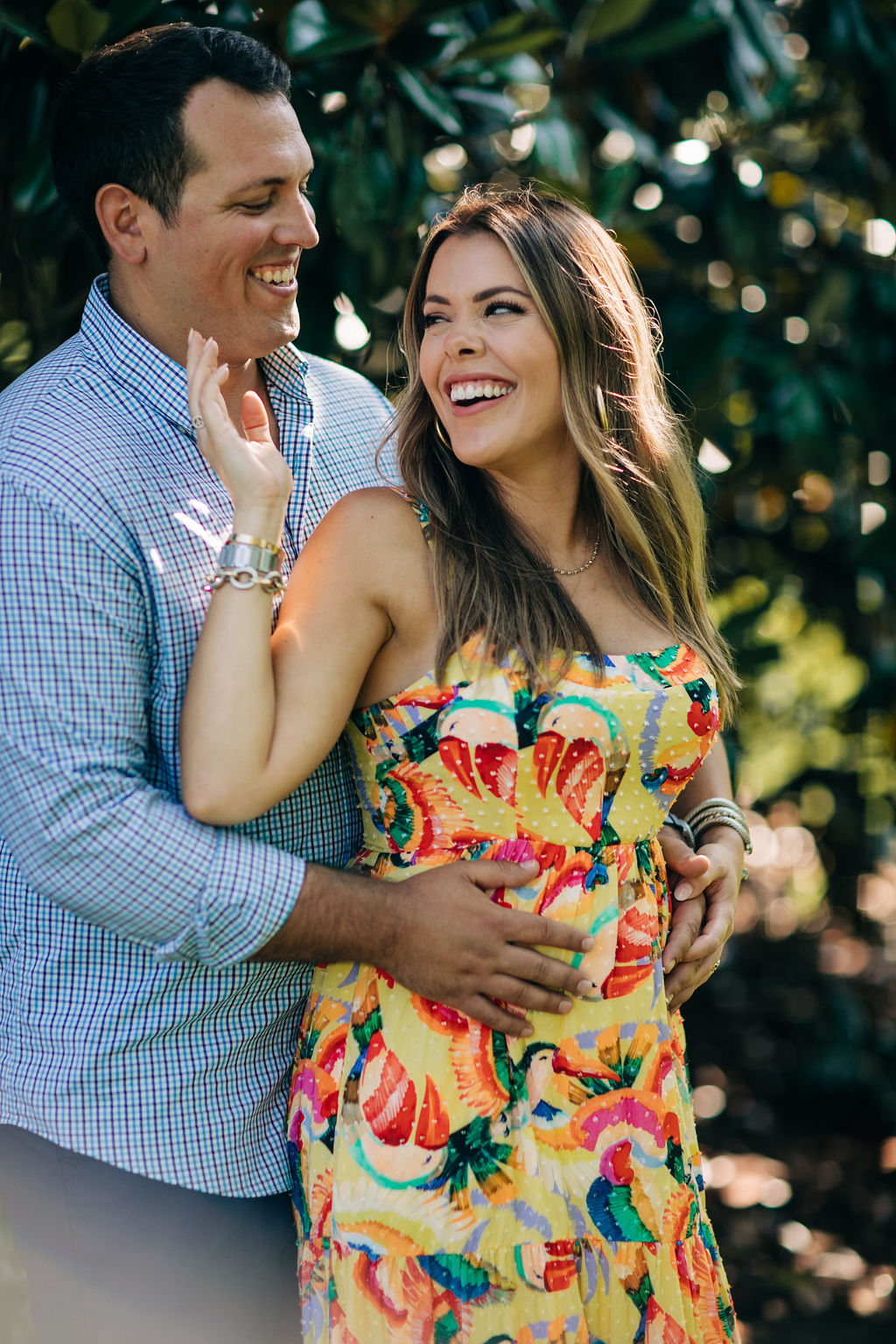 Pregnancy Announcement / Glitter & Gingham 