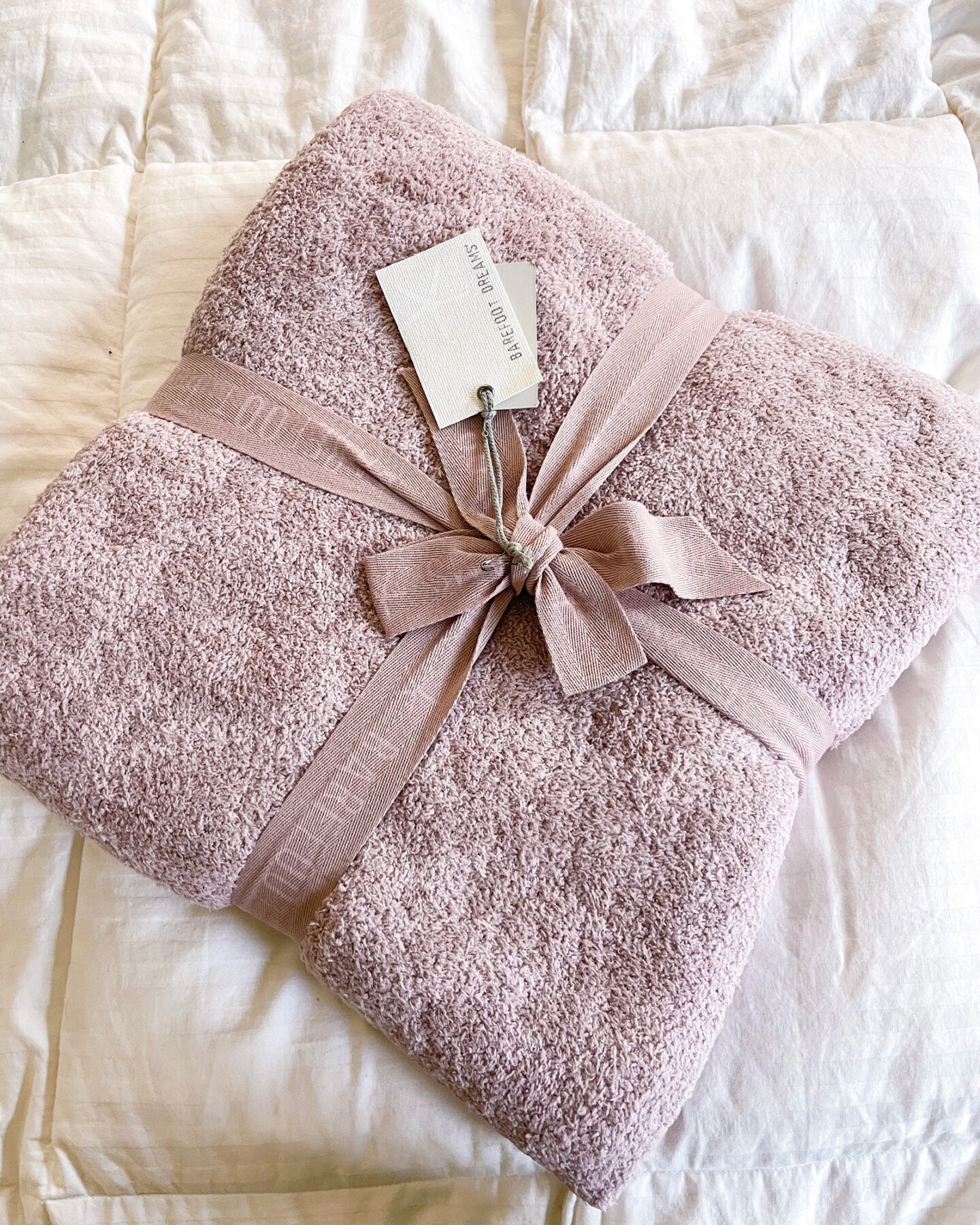 Barefoot Dreams Blanket / Glitter & Gingham 