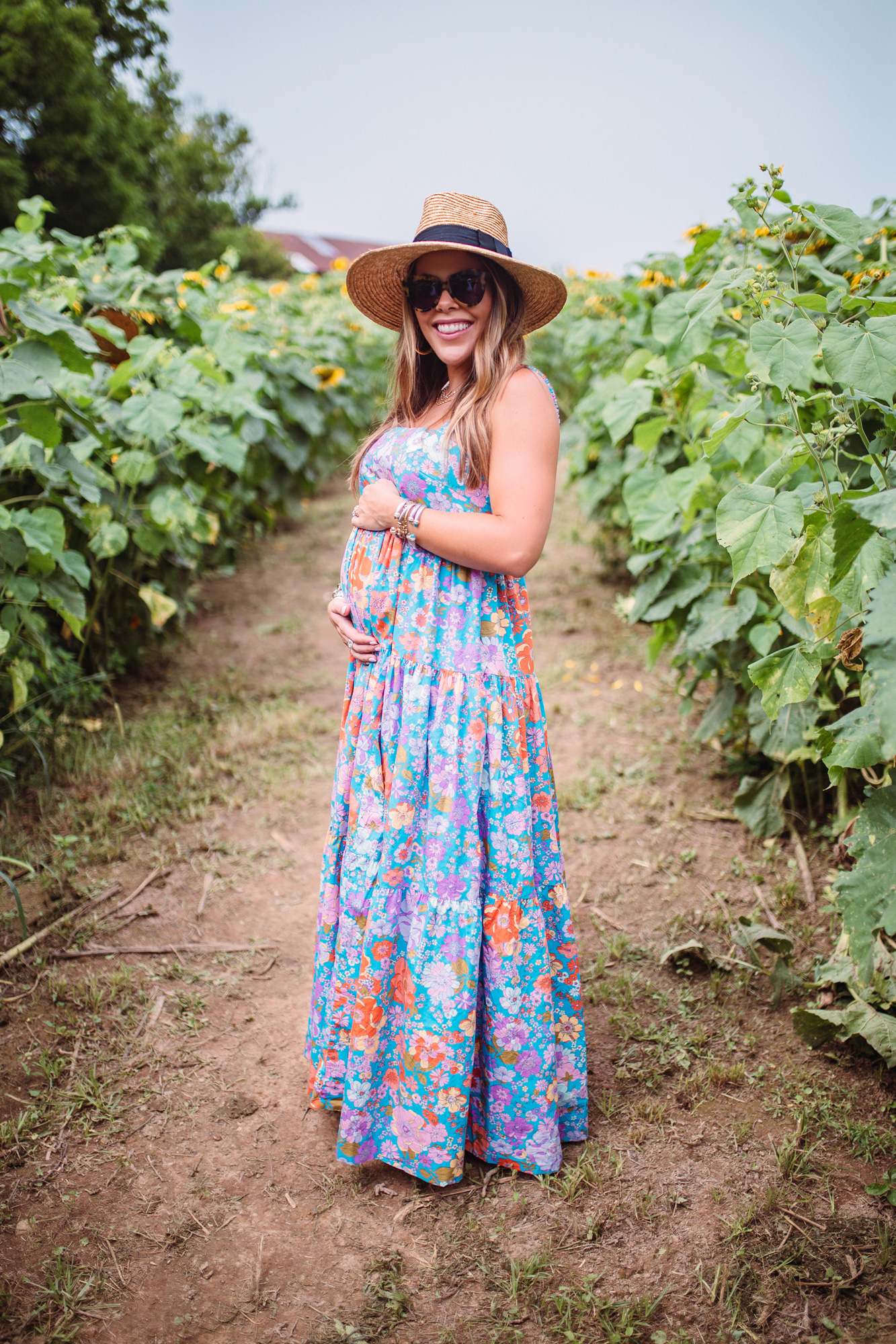 Kentucky Sunflower Field / Glitter & Gingham 