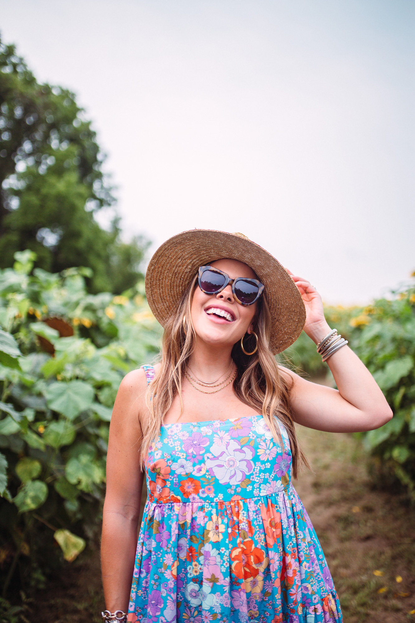 Brixton Straw Hat / Glitter & Gingham 