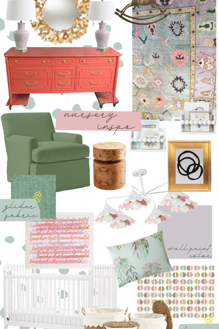 Colorful Nursery Inspiration Board