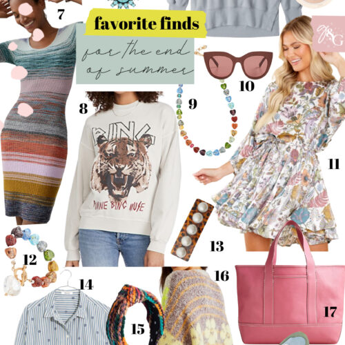 Favorite Finds for the end of summer / Glitter & Gingham