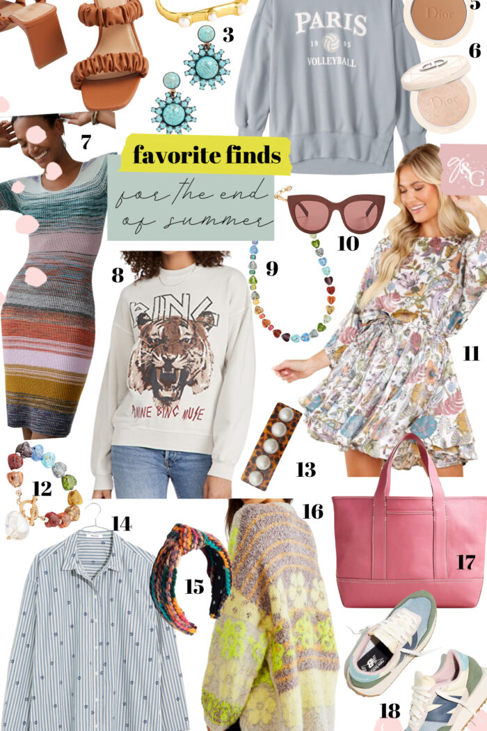 Favorite Finds: For the End of Summer