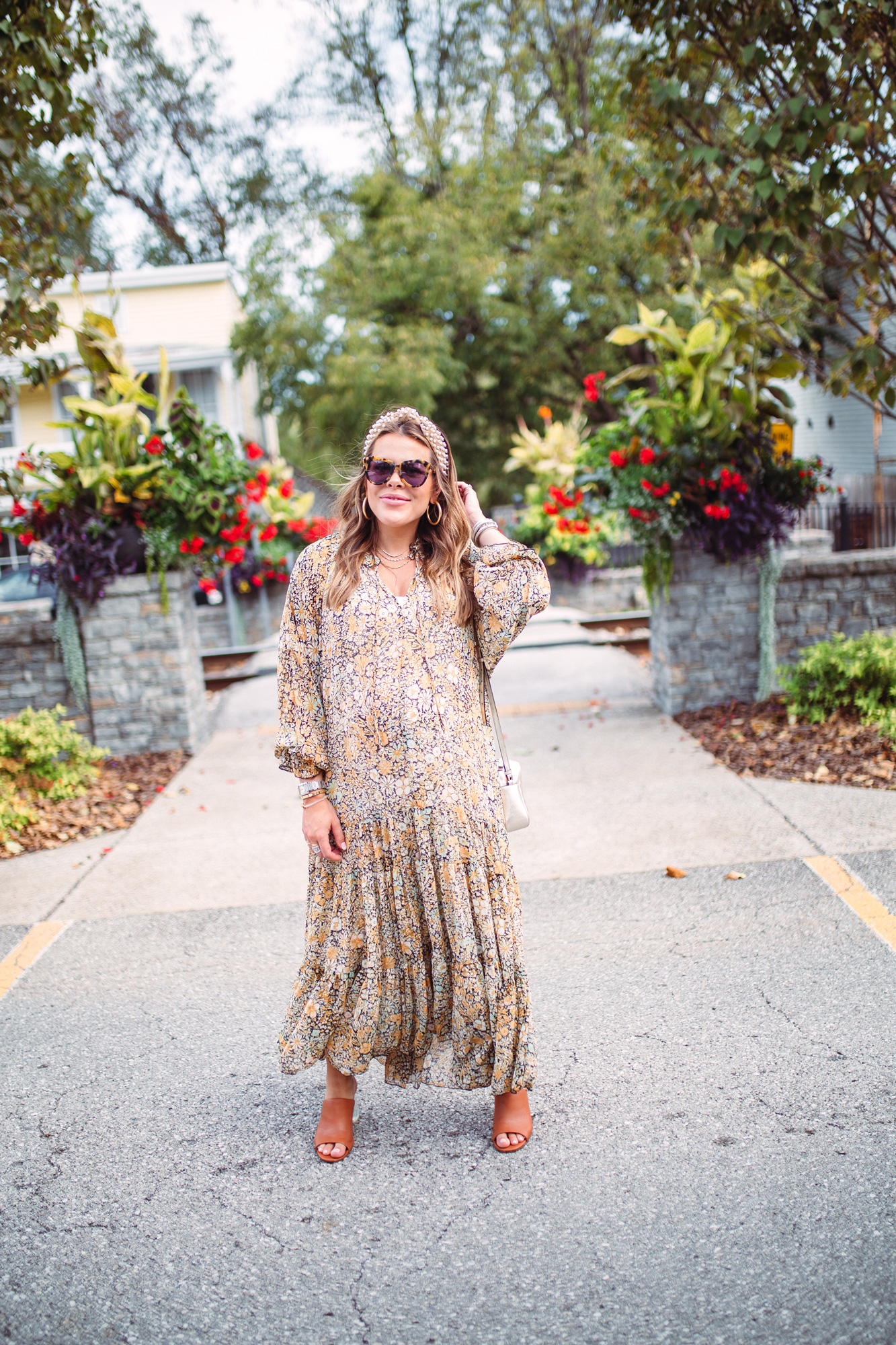 Favorite Maxi Dress for Pregnancy / Glitter & Gingham 