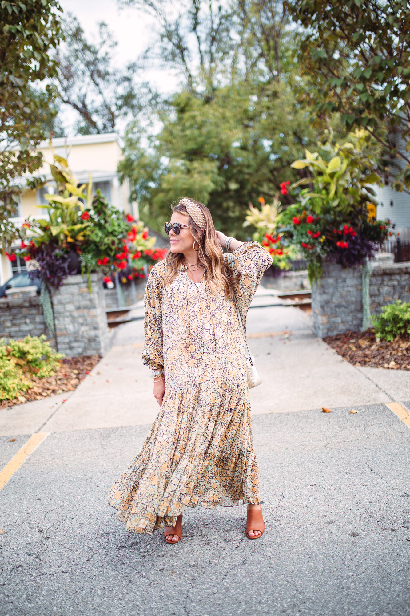 Favorite Maxi Dress for Pregnancy / Glitter & Gingham 