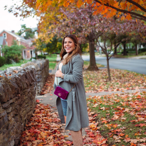 Fall Pregnancy Style / Glitter & Gingham