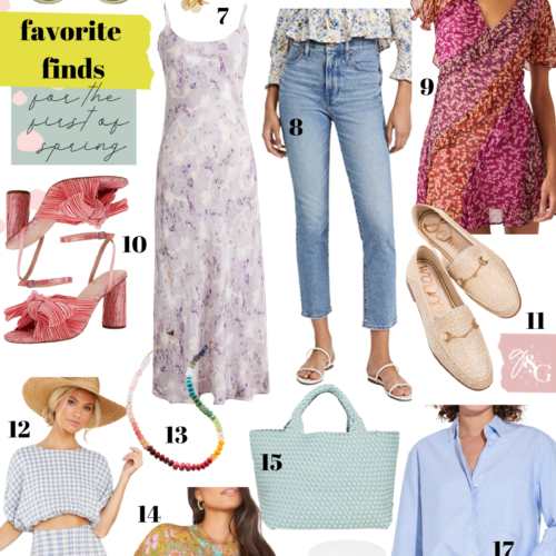 Favorite Finds for the First of Spring