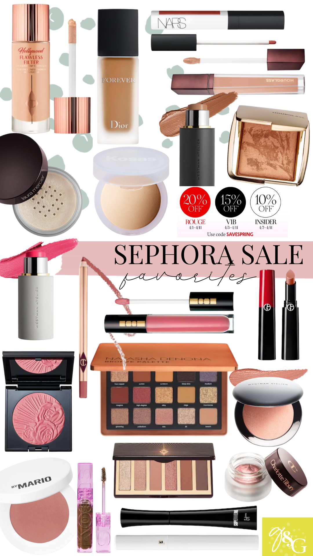 Sephora Sale Favorites // Glitter & Gingham 
