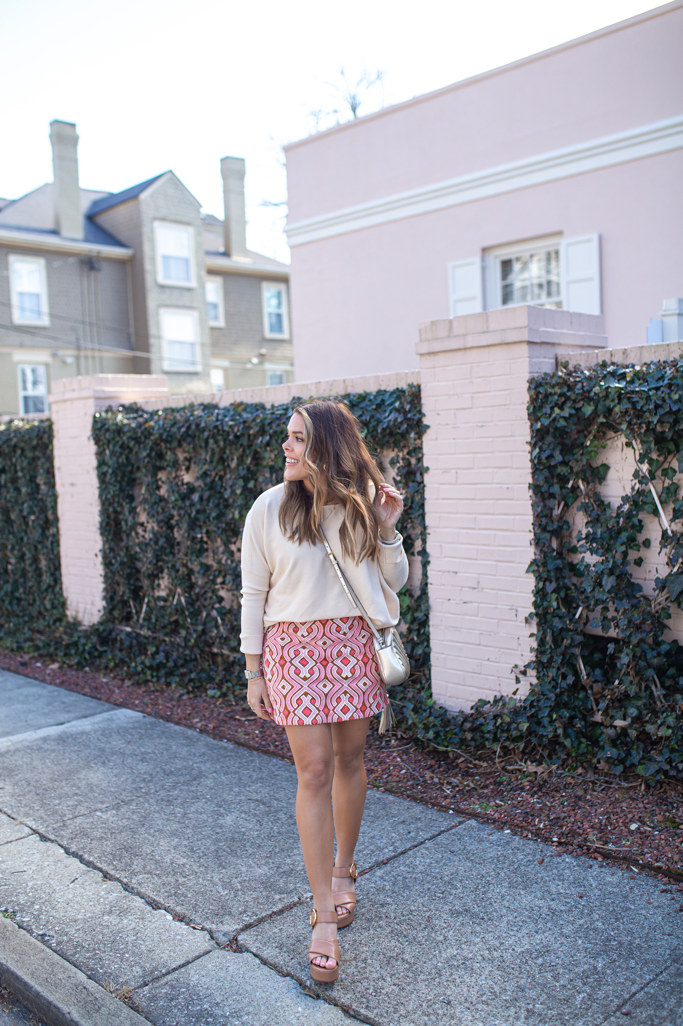 4 ways to wear a mini skirt for spring / Glitter & Gingham 