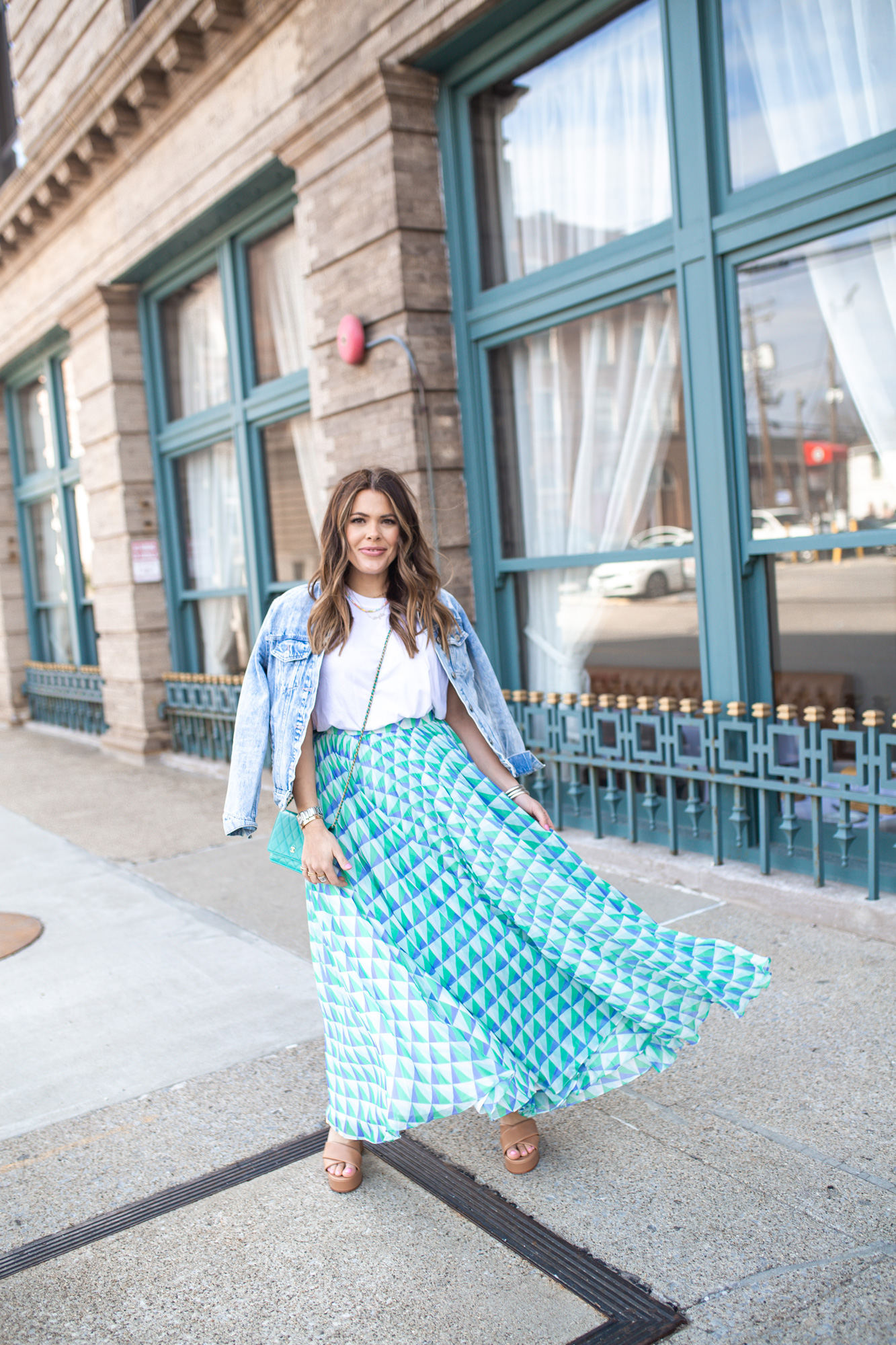 Spring Outfit Idea / Glitter & Gingham 