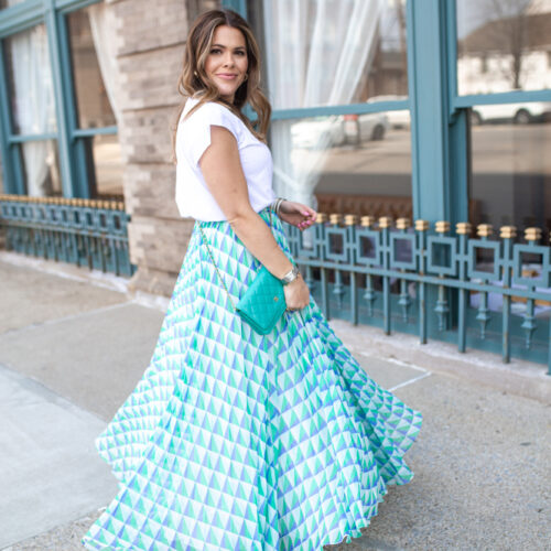 Spring Outfit Idea / Glitter & Gingham
