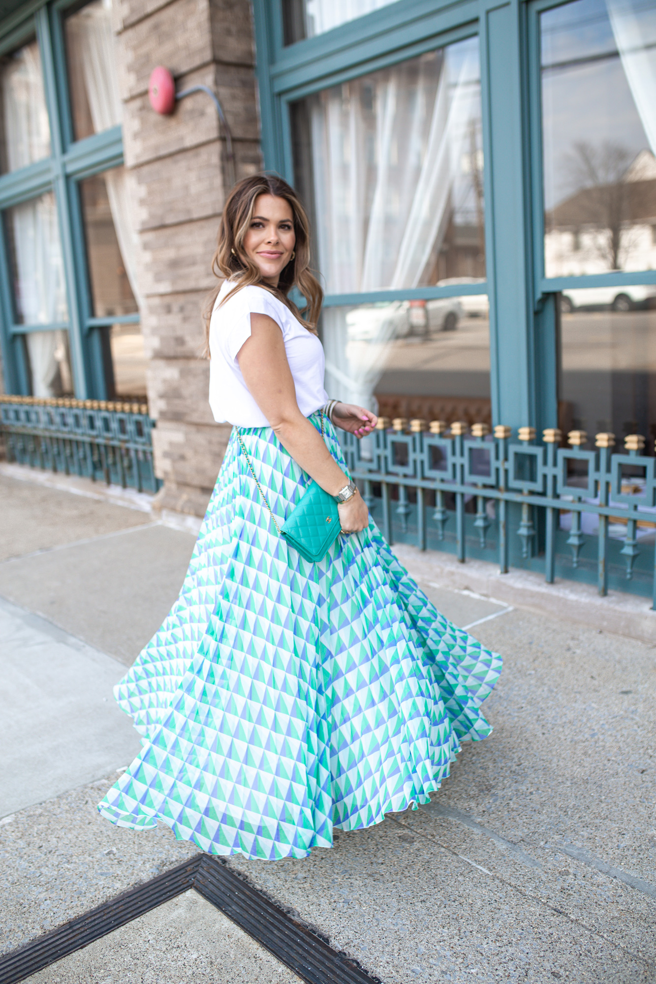 Spring Outfit Idea / Glitter & Gingham 