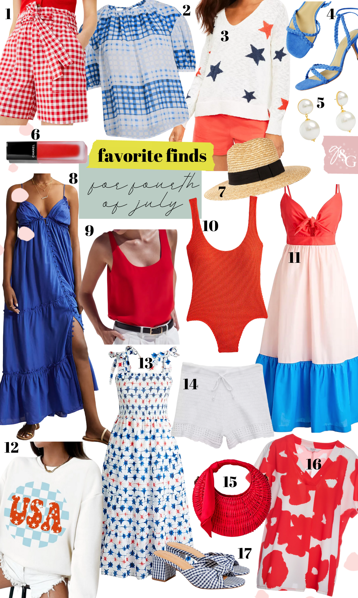 Favorite FInds for the Fourth of July / Glitter & Gingham 