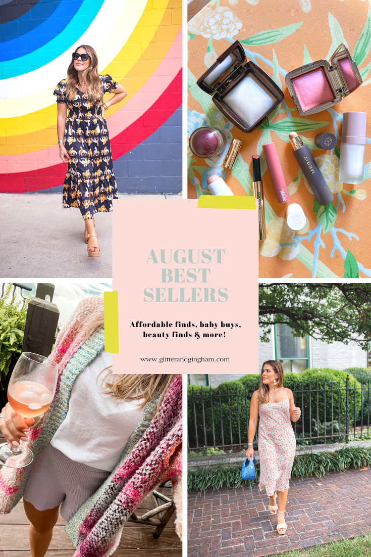 August Best Sellers // Glitter & Gingham