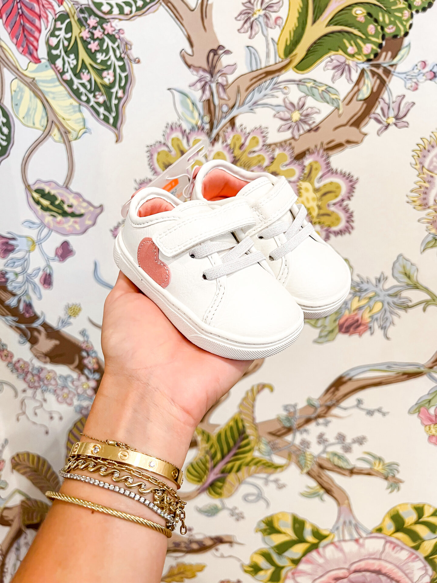 Baby Sneakers / Glitter & Gingham 