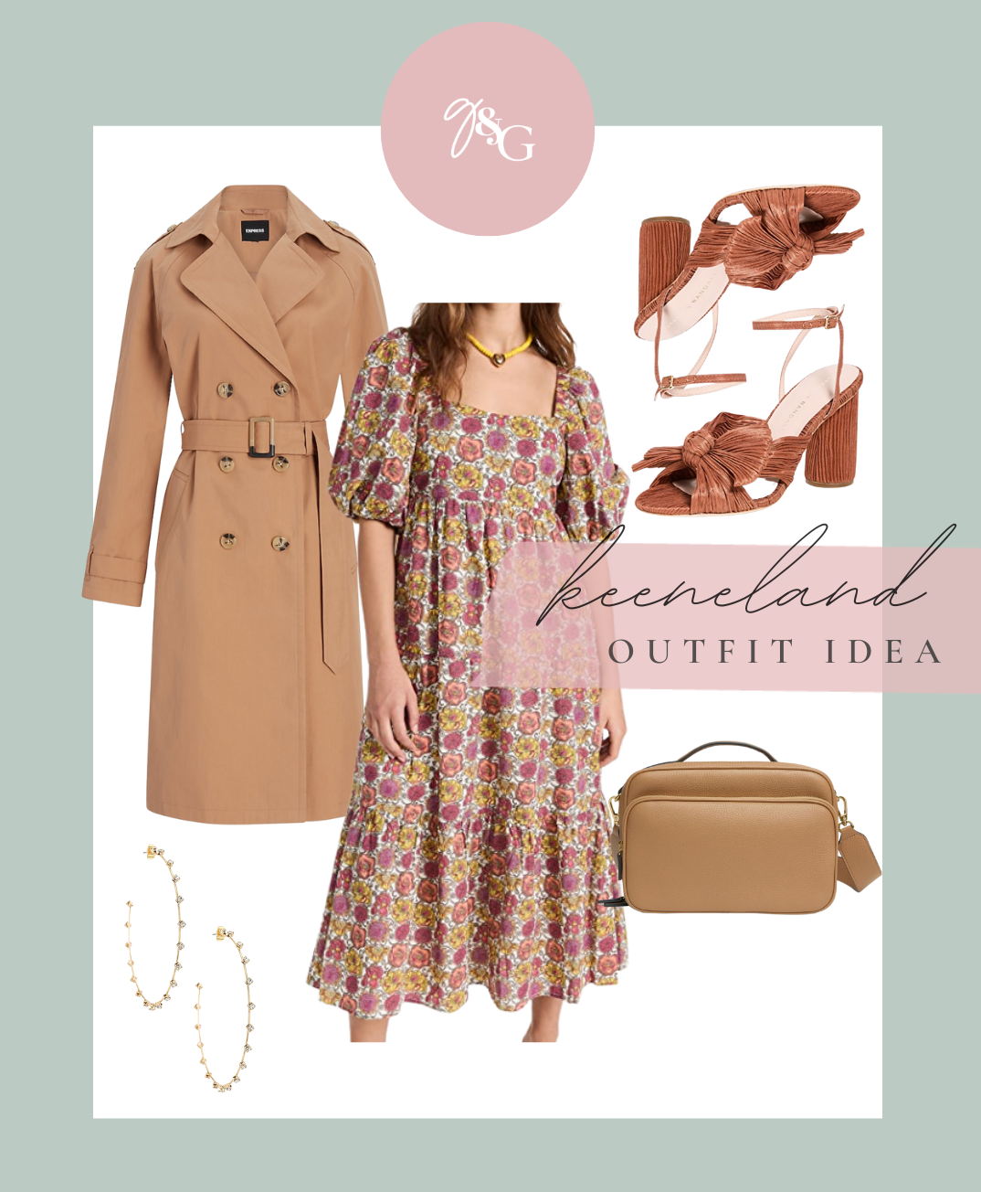 What to wear to Keeneland / Glitter & Gingham 