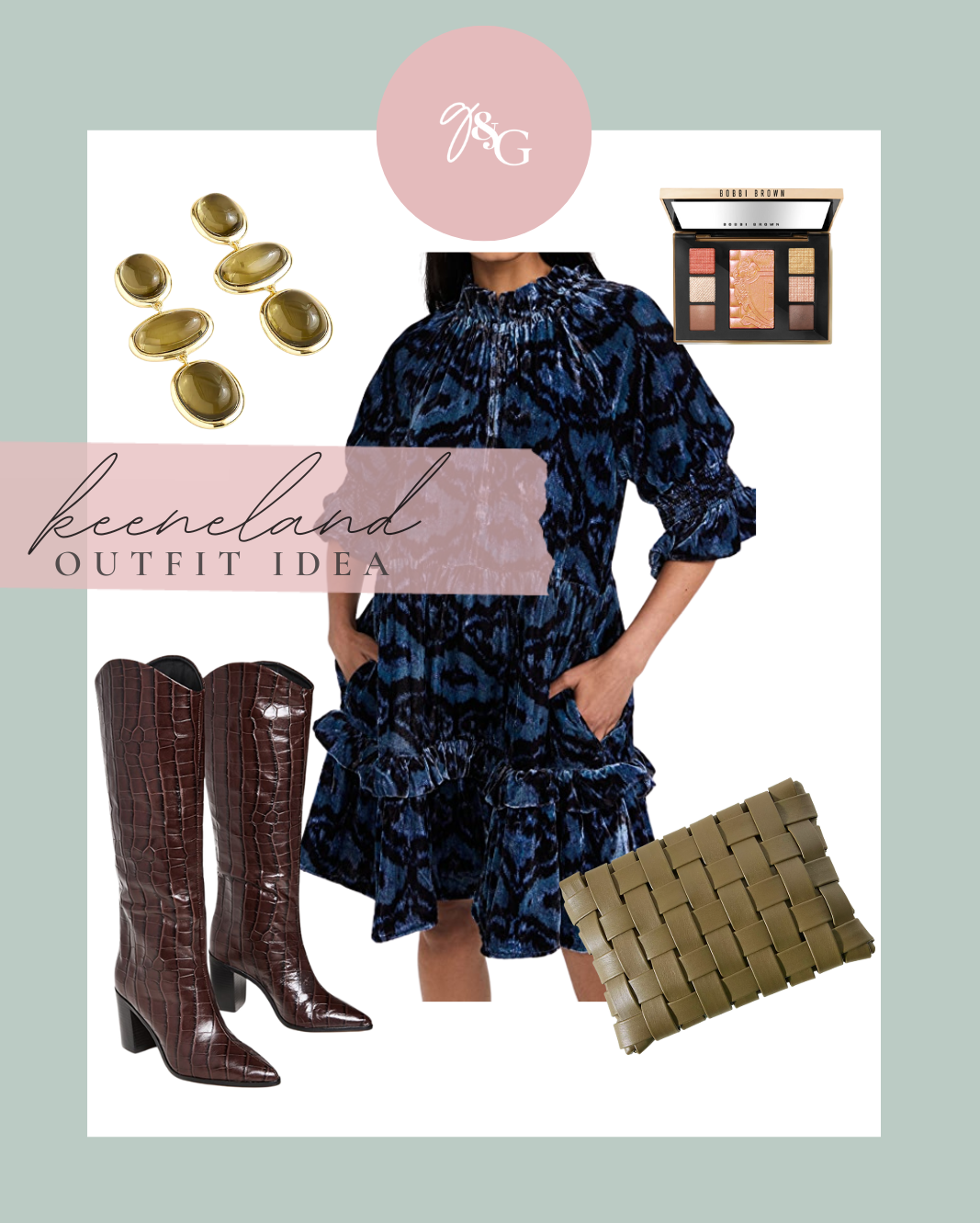 What to wear to Keeneland / Glitter & Gingham 