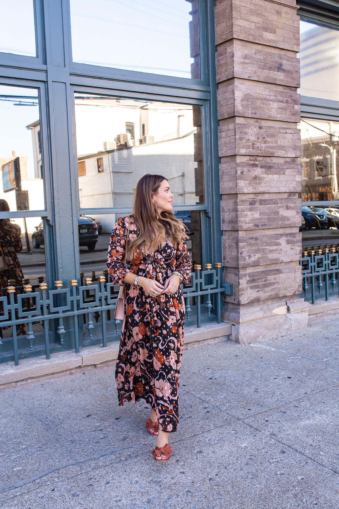 J. Crew Floral Dress // Glitter & Gingham