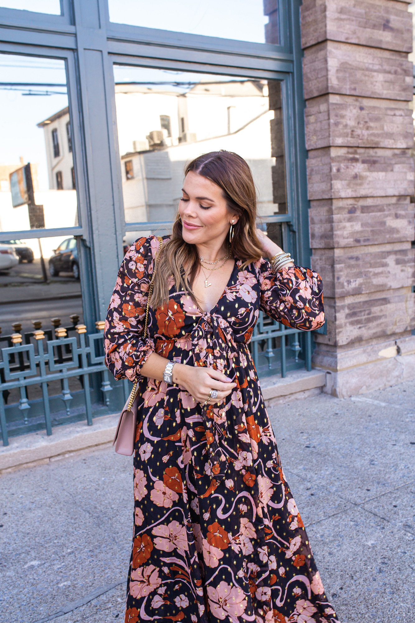 J. Crew Floral Dress // Glitter & Gingham