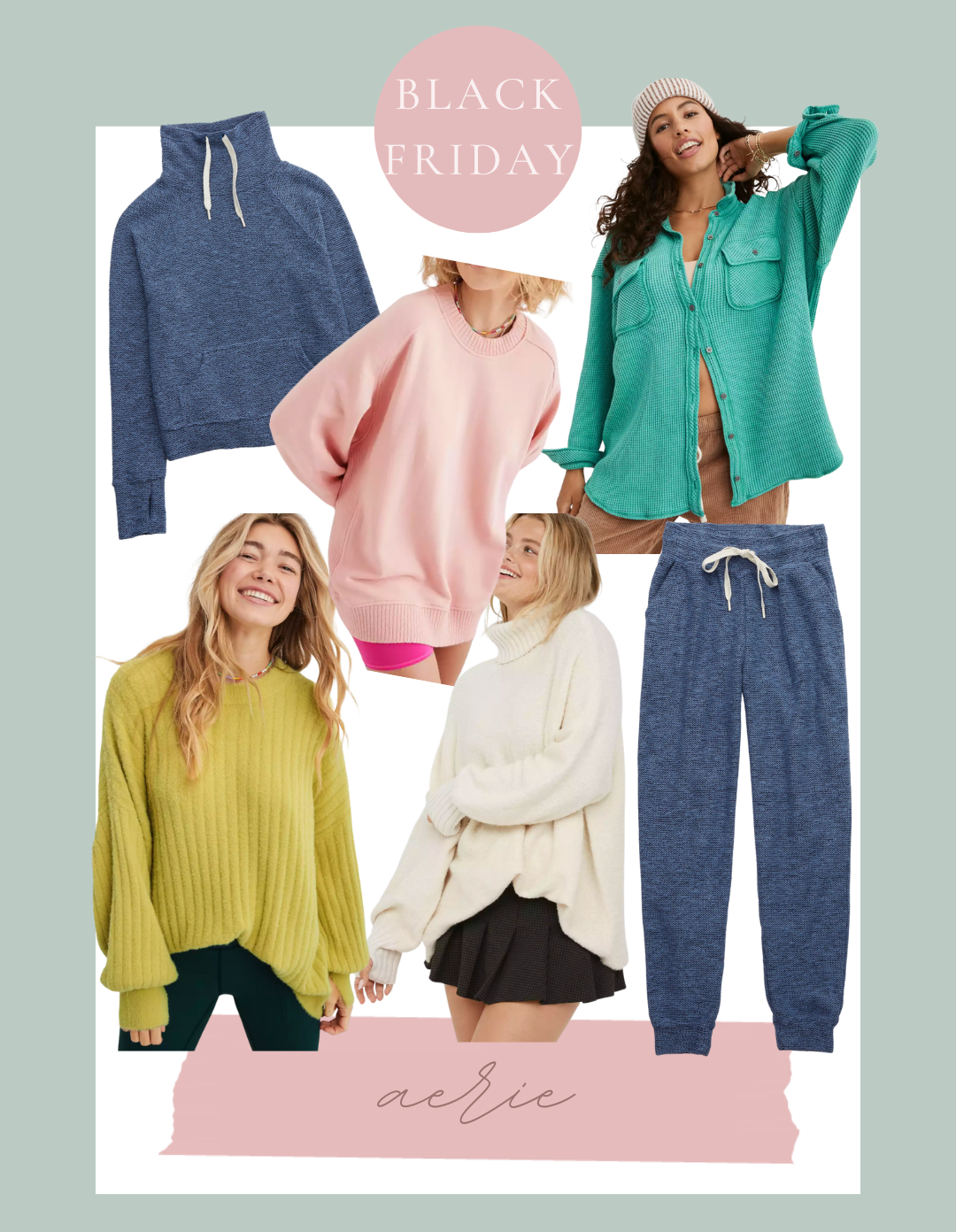 Aerie Black Friday Favorites / Glitter & Gingham 