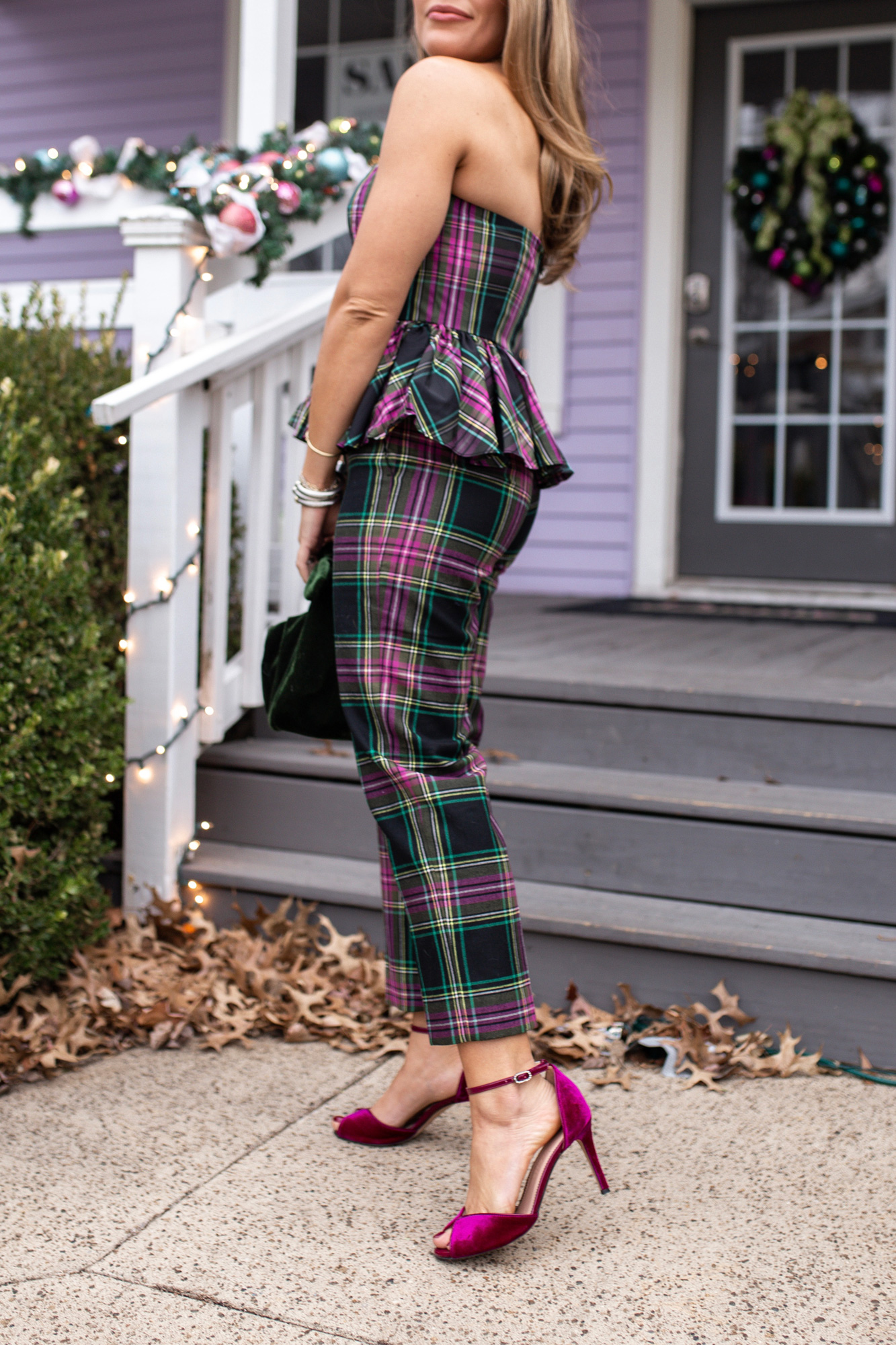 J. Crew Holiday Outfit  / Glitter & Gingham 