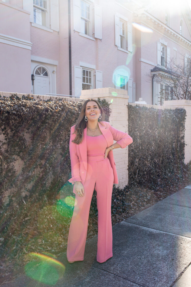 Pink Suit // Glitter & Gingham