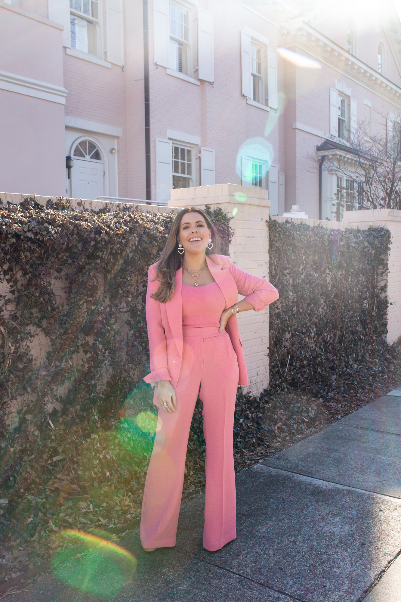 Pink Suit // Glitter & Gingham 