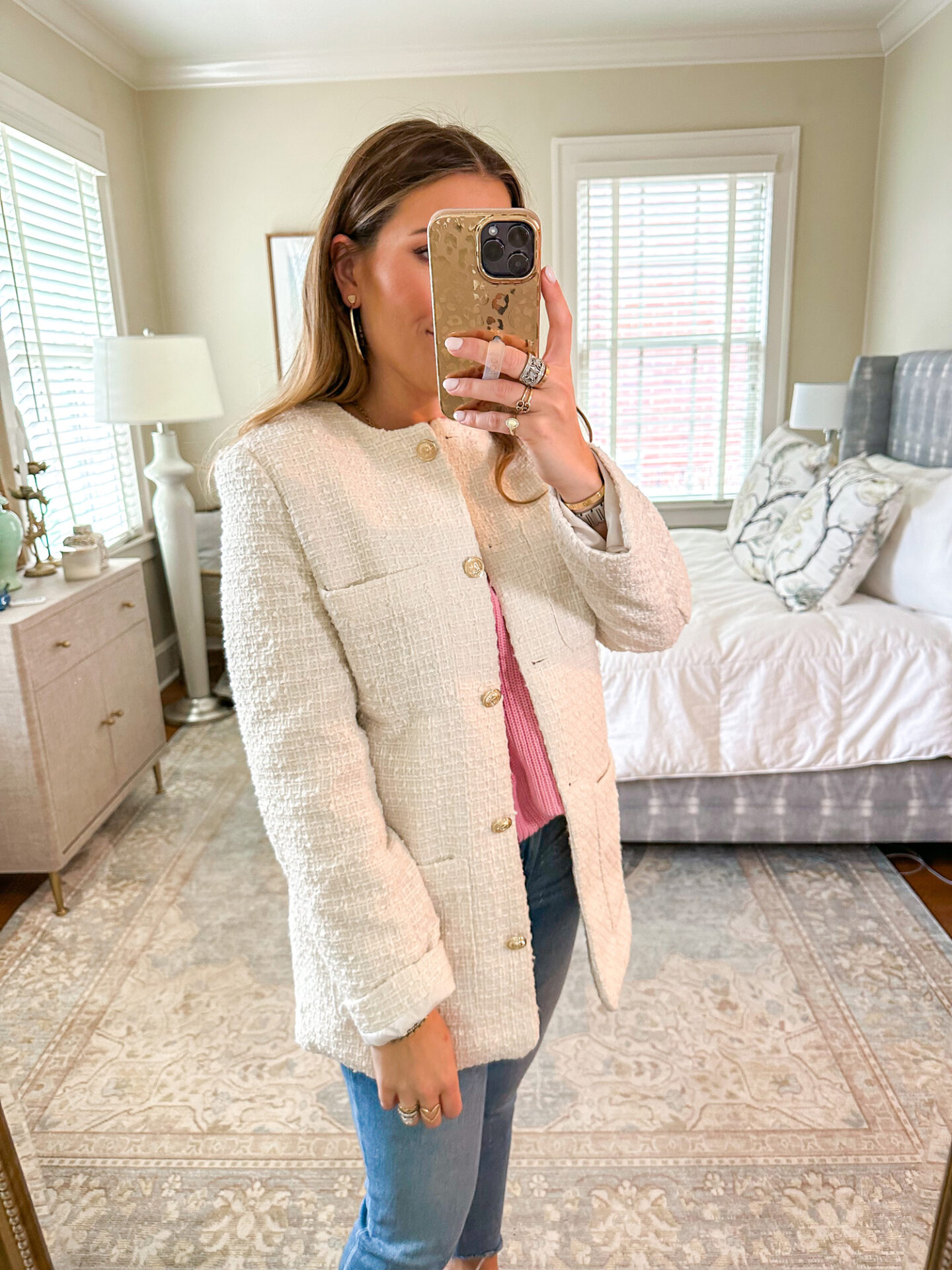 H&M Spring Jacket // Glitter & Gingham 