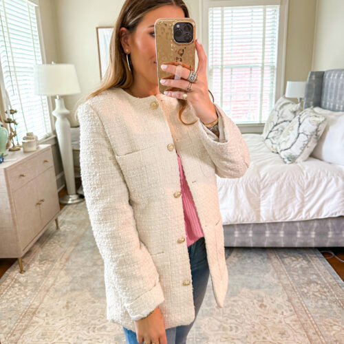 H&M Spring Jacket // Glitter & Gingham