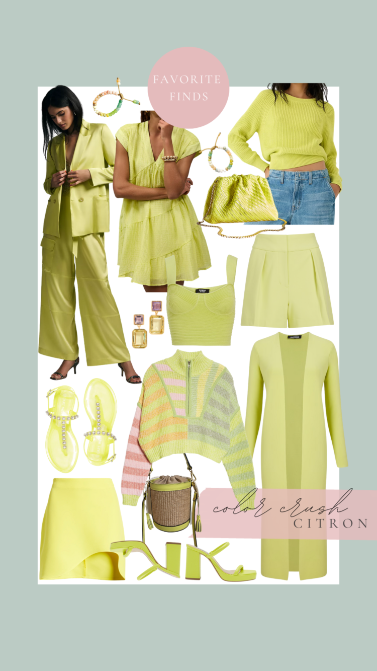 Favorite Finds: citron color crush / Glitter & Gingham