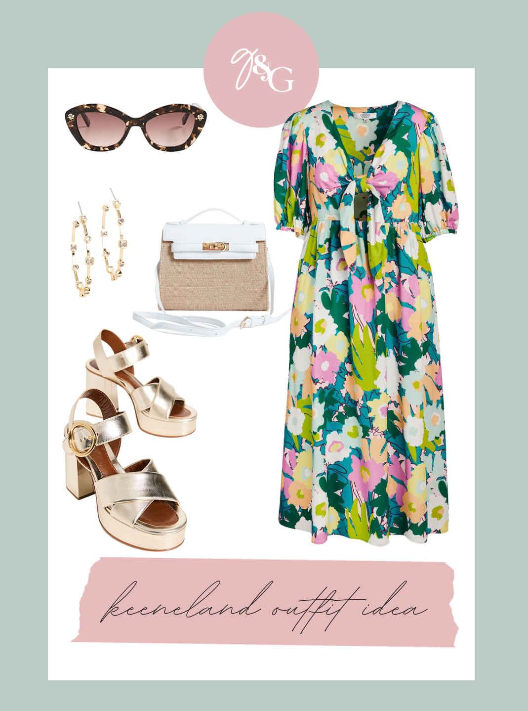 What to wear to Keeneland / Glitter & Gingham 