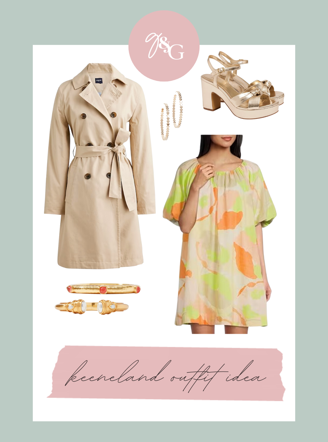 What to wear to Keeneland / Glitter & Gingham 
