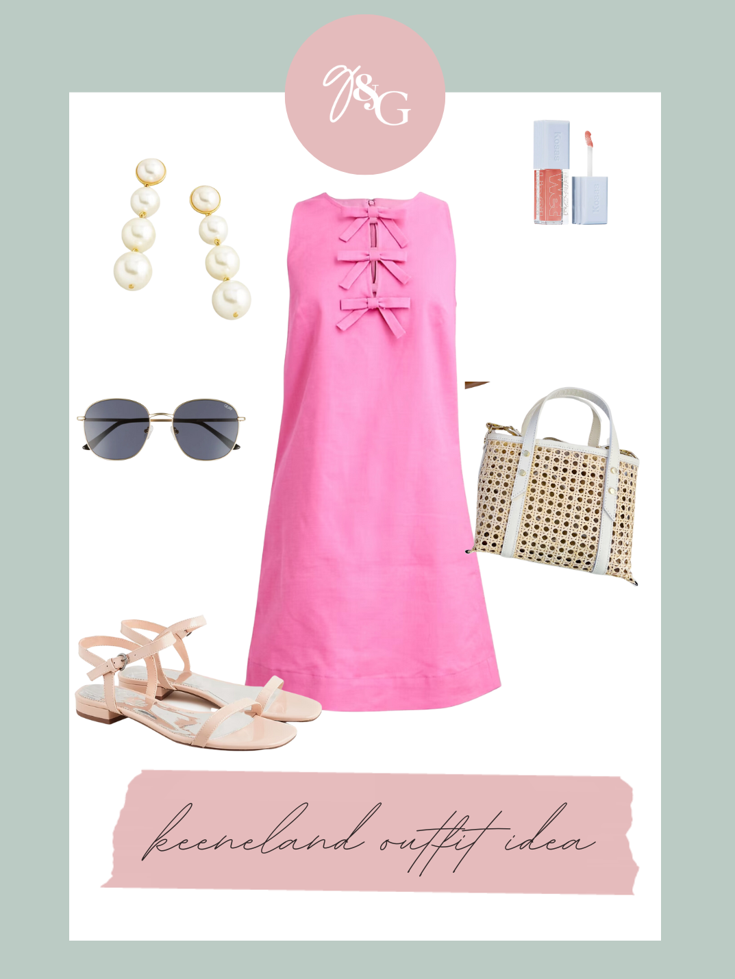 What to wear to Keeneland / Glitter & Gingham 