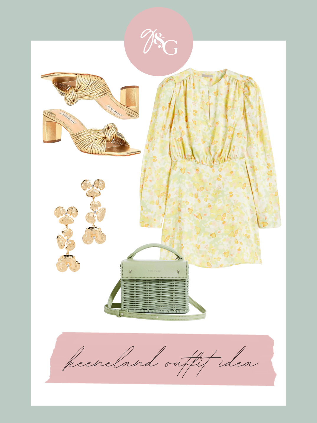 What to wear to Keeneland / Glitter & Gingham 