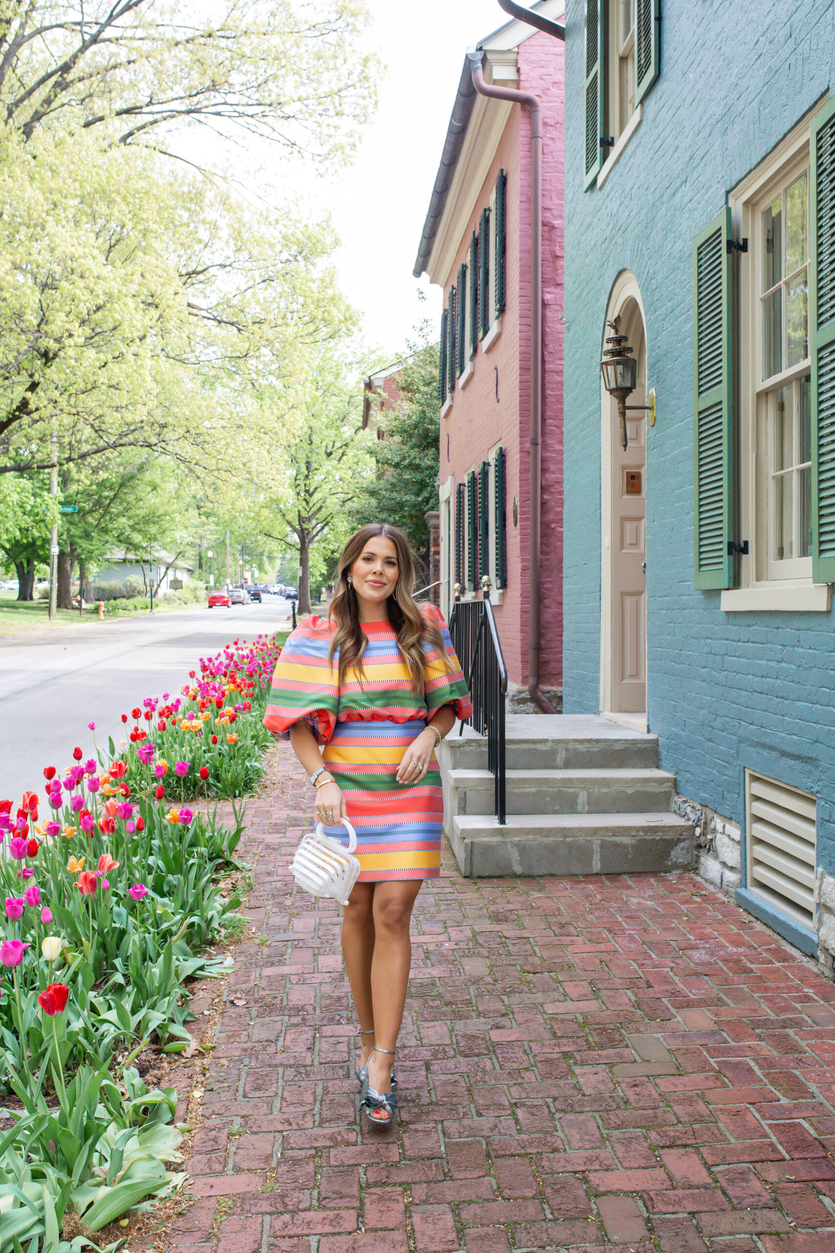 The Perfect Spring Wedding Guest Dress // Glitter & Gingham 