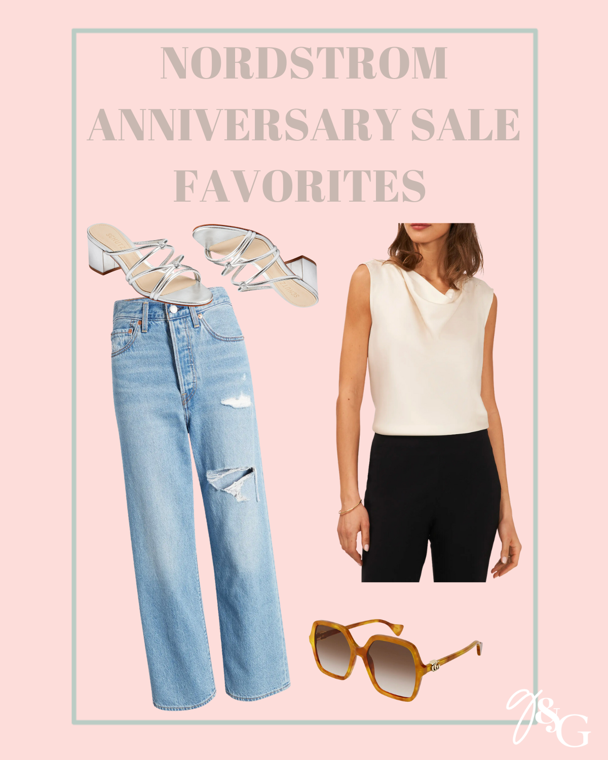 Nordstrom Anniversary Sale Outfit Idea // Glitter & Gingham 