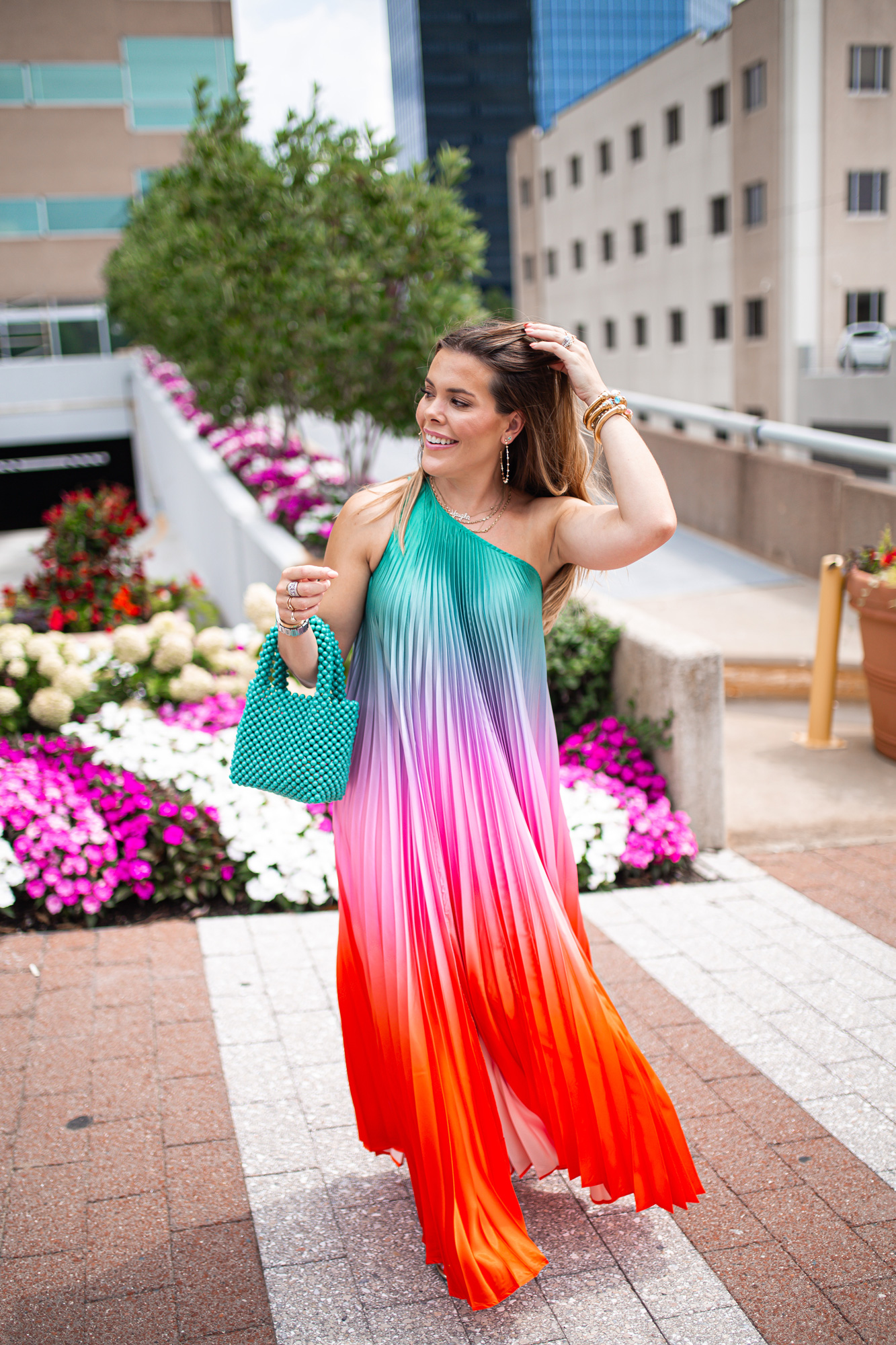 Perfect Summer Event Dress / Glitter & Gingham 