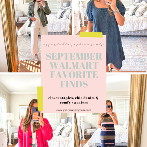 September Walmart Favorite Finds // Glitter & Gingham